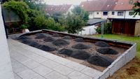 Terrassen, Terrassenbau, Erdarbeiten, Pflasterarbeiten, Platten, Aushub,